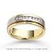 18k Two-Tone 5.5mm FCF Diamond Anniversary Band