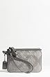 Coach Gramercy Signature Wristlet Bag Case for IPOD 42946 Silver