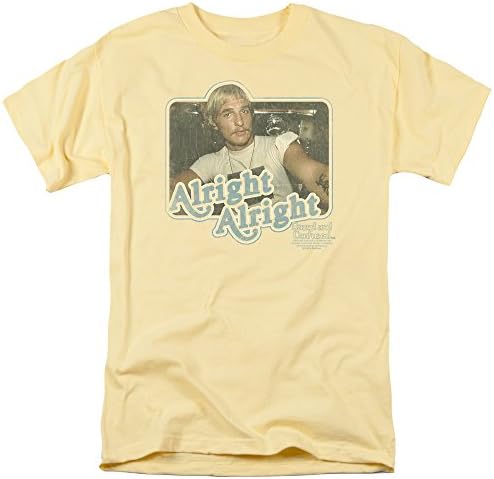 Dazed And Confused Teen Comedy 70S Movie Alright Alright Adult Mens T-Shirt Tee