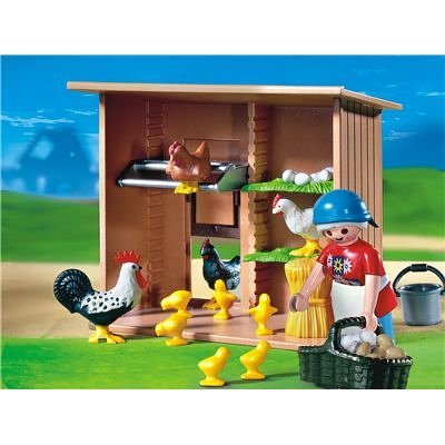 【Amazonの商品情報へ】プレイモービル 動物 ニワトリ小屋 4492