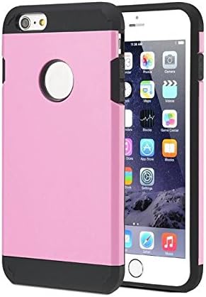 iPhone 6s Plus Case, HotSees Tough Armor Case for iPhone 6s Plus (5.5-Inch), Dual Layer Protection, (Pink)