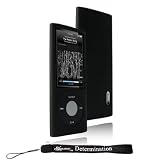 PremiumDurableBlackSkinSiliconSkinCoverCaseProtectorforAppleiPodNano5thGeneration8GB16GB(8GB16GB)Includesa4-InchDeterminationHandStrap