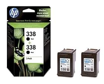 HP Original 338 Black Ink Cartridge 2-Pack (CB331EE)