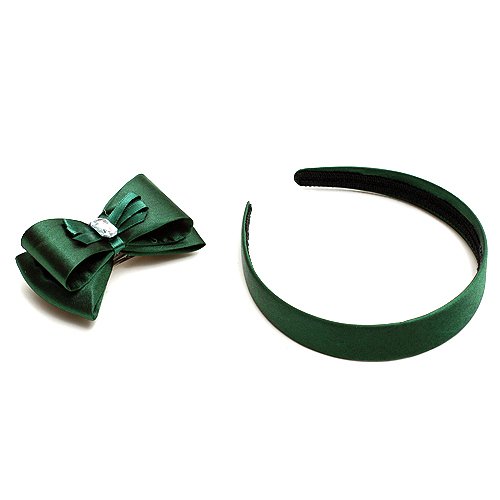 pretty girls with brown hair and green. Boutique Girl Accessory Green