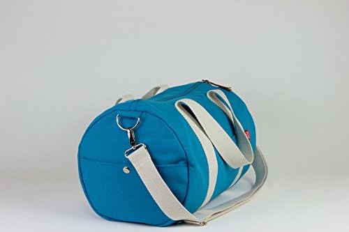 Azure Blue Duffel Bag Full Lined Washable Bag Long and Adjustable Strap Outside Pockets Gym Bag Yoga Bag Chic Useful Zipper Closure Unisex Gift DIFFERENT COLOR ARE AVAILABLE