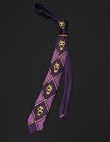 KILL A Jacquard tie Purple ジョジョの奇妙な冒険 吉良吉影 ジャガード ネクタイ