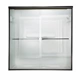 American Standard AM00325.400.224 Oil Rubbed Bronze Euro Bypass Euro Clear Glass Frameless By-Pass T