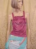 Christian Dior - $1130 New CHRISTIAN DIOR Lambskin Belt Pink Top 8 / 40