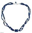 Lapis lazuli necklace, 'True to India'