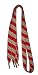 Foot Galaxy 45" Chrismas Candy Stripe Printed Shoe Laces