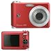 GE-A835 8MP Digital Camera with 3X Optical Zoom (Red)