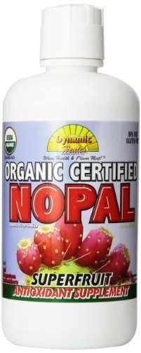Dynamic Health Organic Certified Juice Blend, Nopal, 33.8 Fluid Ounce (Pack of 2)