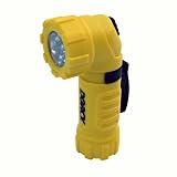 Dorcy 41-4235 Weather Resistant Angle Head LED Flashlight, 28-Lumens, Assorted Colors
