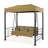 Alturas Swing 94.5hx88.5w Saddle Brown by Home Decorators Collection