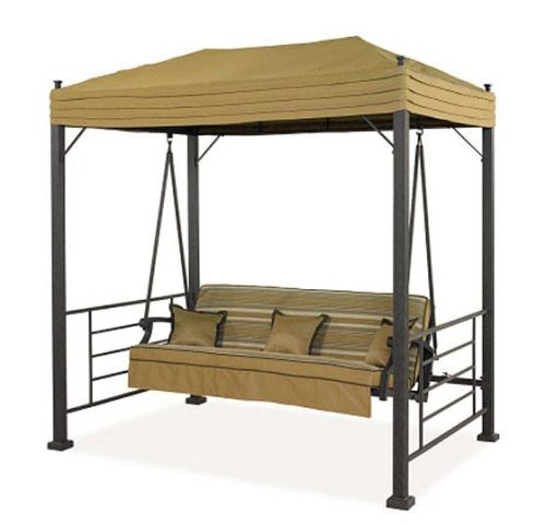 Alturas Swing 94.5hx88.5w Saddle Brown