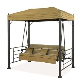 Alturas Swing 94.5hx88.5w Saddle Brown from Swings & Rockers Gliders