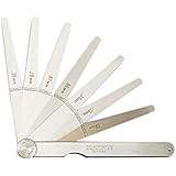 Starrett Thickness Gage Set With Tapered Leaves, Metric