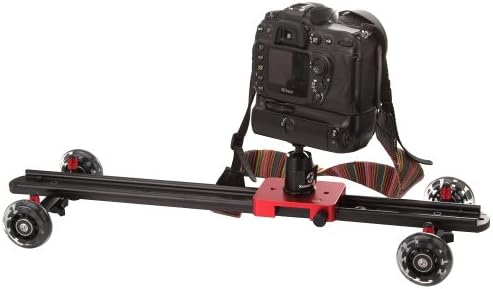 Koolertron Professional 60CM Video Camera Slide Rail + Mini Dolly Stabilization System +Ballhead Ball Head Apply in Video Shooting For DV DSLR Video Camera