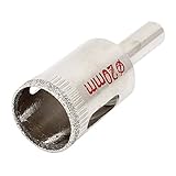 uxcell ダイヤモンドガラスホールソー メガネタイルセラミックス用 ホールソーツール 1個入り