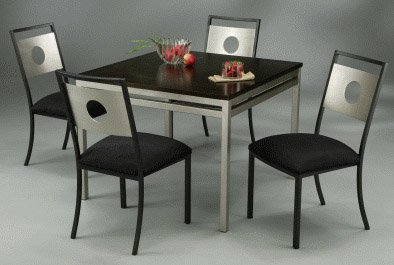 Pastel Furniture 40 inch Square Wood Dining Table