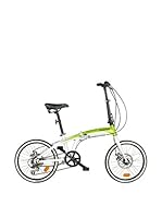 Fausto Coppi Bicicleta Plegable Car Bike Disco Blanco / Verde