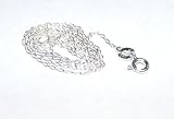 18 Sterling Silver Oval Trace Chain