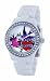Pink Cookie Ladies Watch PCL-0009 with Silver Dial and White Plastic Strap