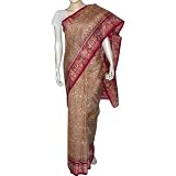 Hand Woven Saree Indian Printed Cotton Wrap Clothing