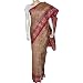Hand Woven Saree Indian Printed Cotton Wrap Clothing