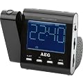 AEG MRC 4122 Funkuhrenradio (9,7 cm (3,8 Zoll) LCD Display, UKW-/MW Tuner) schwarz