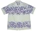 Apparel : Hawaiian Shirts, White Purple Flower