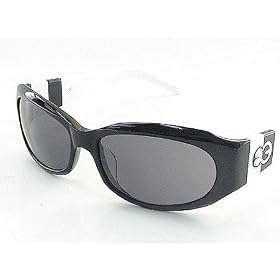 New Authentic Escada SES066 SES-066 700 Black White Frame Sunglasses 58-16-130