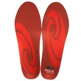 Sole Unisex Softec Regular Insole,Red/Grey,Mens 5.5-6 M/Womens 7.5-8 M
