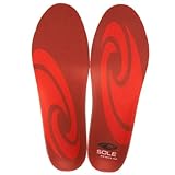 IMAGE OF Sole Unisex Softec Regular Insole,Red/Grey,Men's 9.5-10 M/Women's 11.5-12 M