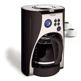 Prestige Deco Digital Coffee Maker, Black, 1.5 Litre