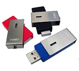 Produkt-Bild: 8GB Smart Intelligent Drehgelenk USB 2.0 High Speed gl&auml;nzender USB-Stick (8GB, Smart Swivel Schwarz)
