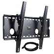 VideoSecu Black Tilting Wall Mount Bracket for Sony KDL-52XBR4 LCD 52 inch HDTV TV with Free 7 FT HDMI Cable VideoSecu Black Tilting Wall Mount Bracket for Sony KDL-52XBR4 LCD 52 inch HDTV TV with Free 7 FT HDMI Cable