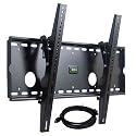 VideoSecu Black Tilt Wall Mount Bracket for Pioneer PDP-5040HD HDTV Plasma/LCD TV with Free 6 FT HDMI Cable