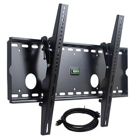 VideoSecu Black Tilting Wall Mount Bracket for Samsung HP-S5053 Plasma 50 inch HDTV TV with Free 6 FT HDMI Cable