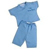 Princess Linens I'm New Here Scrubs No More Blues Blue, 6-12 Months