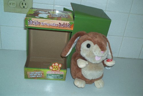 RICHIE THE REPEATING RABBIT (Q-14) REPEATS CONVERSAT6ION UP TO 30 SECONDS