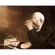 Professionally Framed Daily Bread Art Print POSTER Prayer Religious Lord - 16x20 with RichAndFramous Black Wood Frame