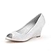 DREAM PAIRS CELESTE Women's Elegant Classic Open Toe Mid Heel Wedge Heel Pumps Shoes New