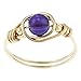 Goldfill Created Amethyst Ring title=