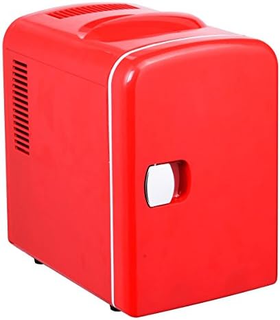 Portable Mini Fridge Cooler and Warmer Auto Car Boat Home Office AC & DC Red
