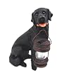 Black Labrador Retriever Solar Garden Light Dog Lab