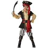 In Character Costumes, LLC Boys 8-20 Pirate Scoundrel Vest Set