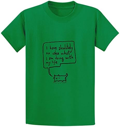 Sayby Little Cat Short Sleeve Kids Youth Tee Shirts Green