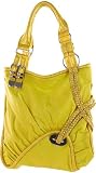 Oversized ''Karina'' Tote - Brown, Yellow