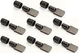 ベスト 棚ダボ 差し込みタイプ 6×10ミリ ブロンズ 8組入リ N-260